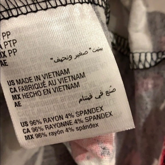 Nwt Alfani Floral Printed Short Sleeve T-Shirt - Picture 5 of 5